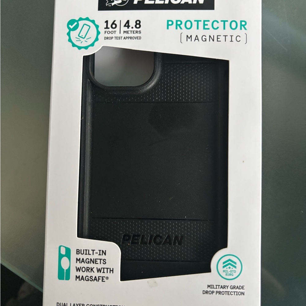 Pelican Black Magnetic Protector Case for iPhone
